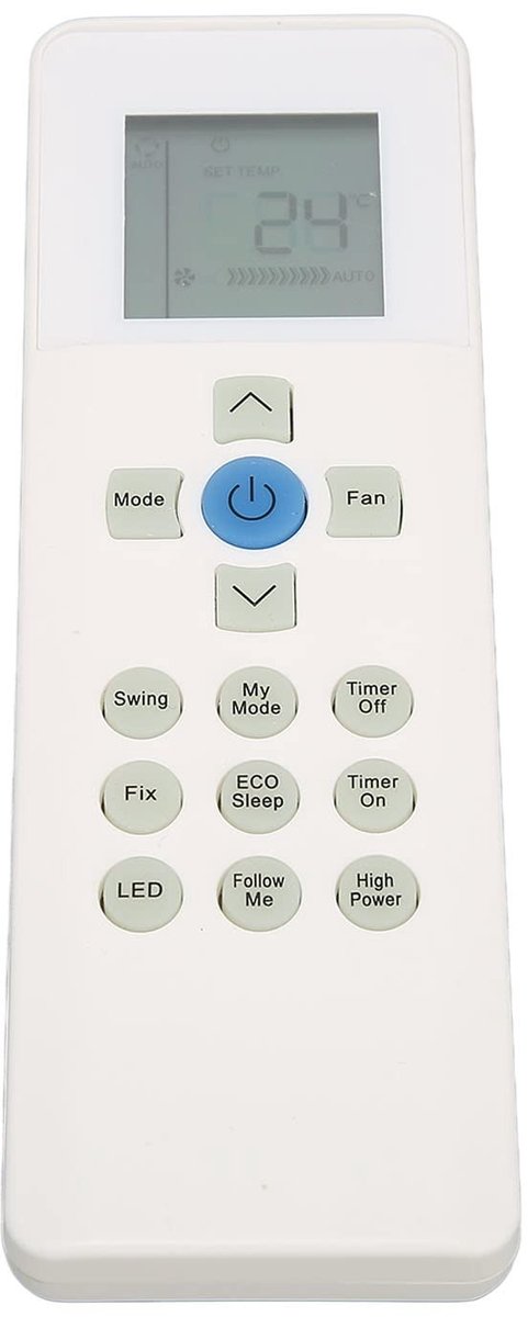 Dailygoods - Dailygoody - Airconditioner Afstandsbediening - Vervangen - Batterij Aangedreven - Compatibel met Carrier - Handig voor thuisgebruik - Geschikt voor R...