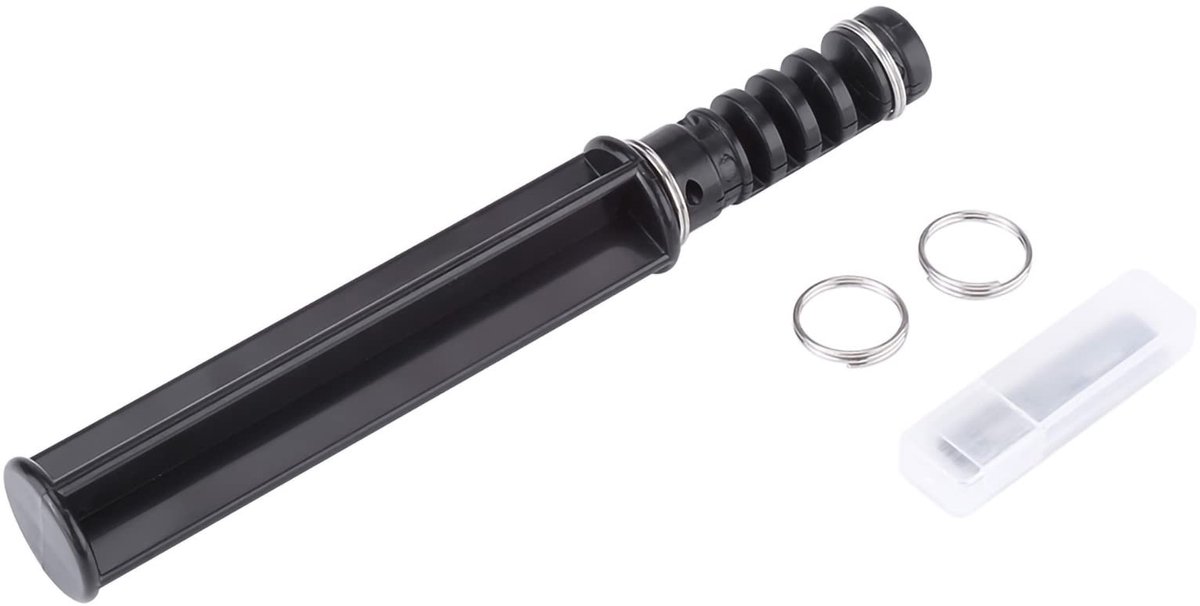 Dailygoods - Dailygoody - Lederen Strooksnijder - Ambachtelijke Veters - Met 3 Mesjes - Handzaam en Duurzaam - Perfect voor Leerbewerking - Geschikt voor Crea
