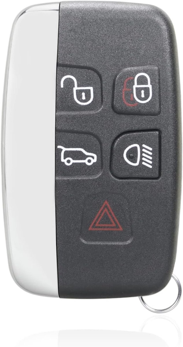 Vervangende Sleutelketting voor Slimme Toegangsbediening voor Land Rover en Jaguar Modellen 2013-2017 met Proximity Functie en Sleutelloze Toegang