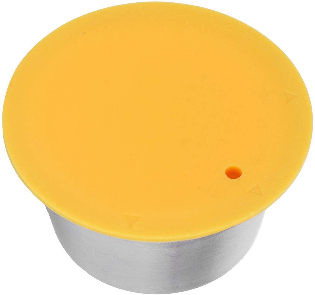 Dailygoods - Dailygoody - Koffiecapsule - Herbruikbare Koffiefilter - Roestvrij staal - Filterbeker - Dolce Gusto - Duurzaam en gemakkelijk te reinigen - Geel