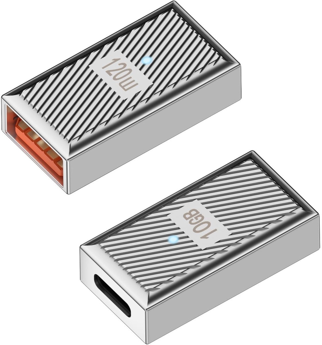 Dailygoods - USB C naar USB 3.1 OTG Adapter Extender met 120W Opladen