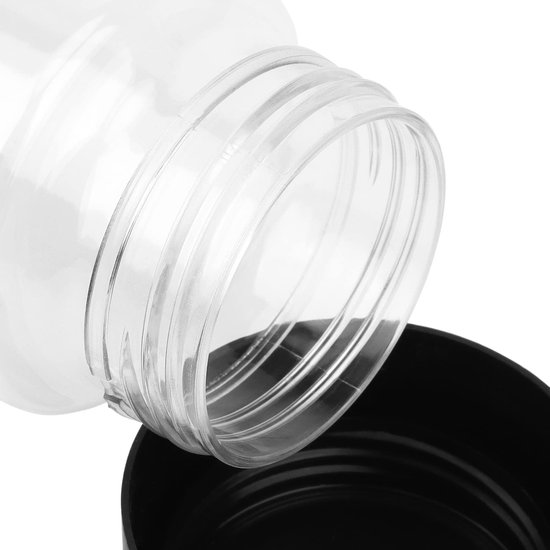 Dailygoods - Cosensi - Dailygoody - Plastic Juice Bottles - 300ml - Herbruikbaar en Veilig - Duidelijk en Stevig - Voor Dranken en Smoothies - Set van 24 van Dailygoods — afbeelding 4