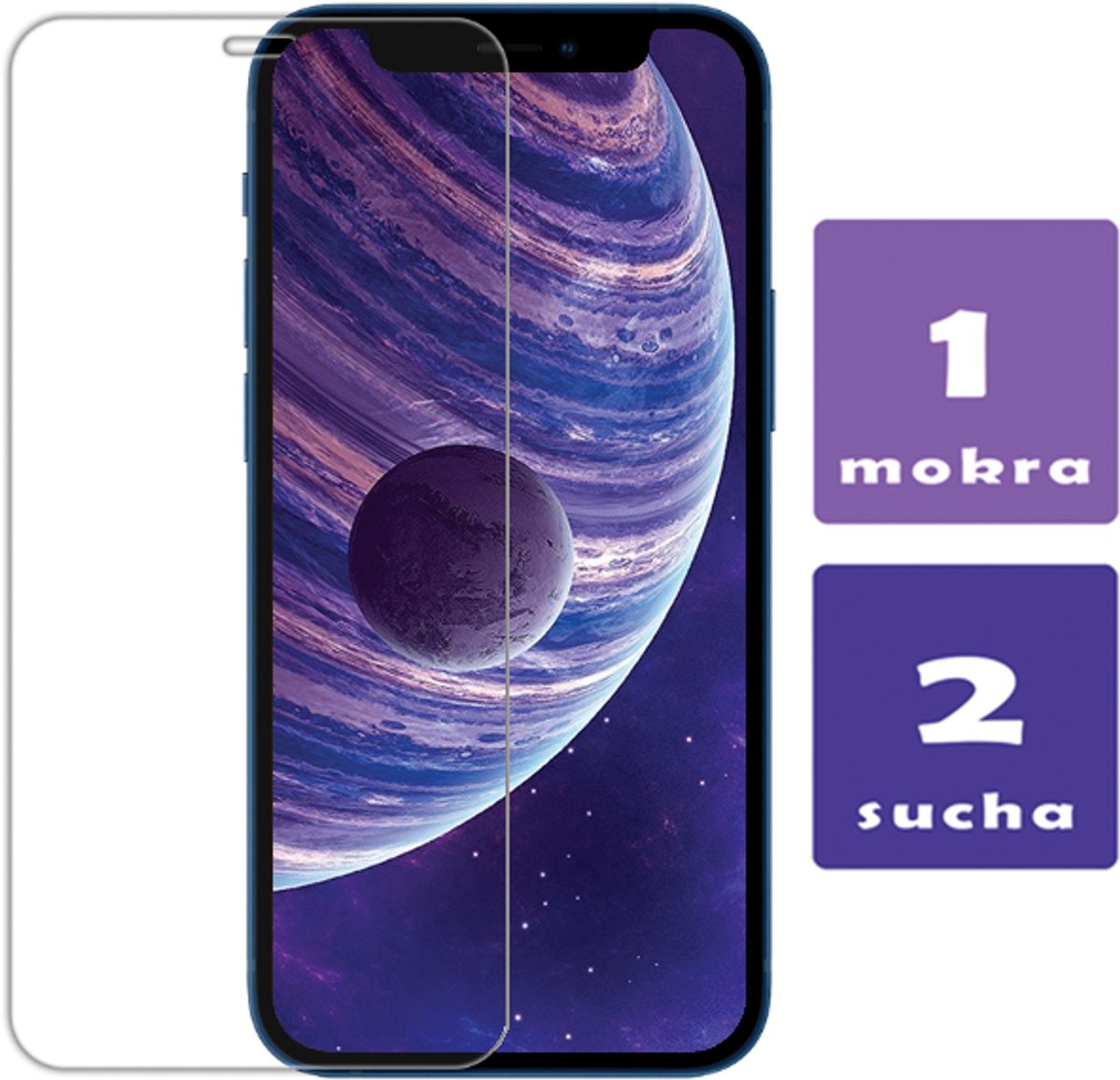 Co2-Gehard Glas, Trip Shield, 9H, Voor Iphone 12 Pro Max 0131