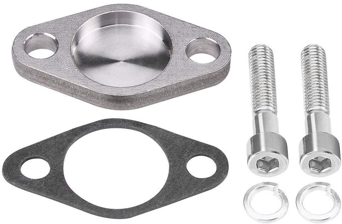 Dailygoods - Dailygoody - EGR Klep Blanking Block Plaat Set - RVS - Voor BMW E53 E38 E39 E46 X5 - Hoogwaardige Kwaliteit - Eenvoudige Installatie - Geschikt voor B..