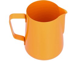 Dailygoods - Dailygoody - Melkopschuimkan - Latte art maken - Elegant ontwerp - Oranje - Melkopschuimen - Multifunctionele beker - Geschikt voor thuis - 600 m