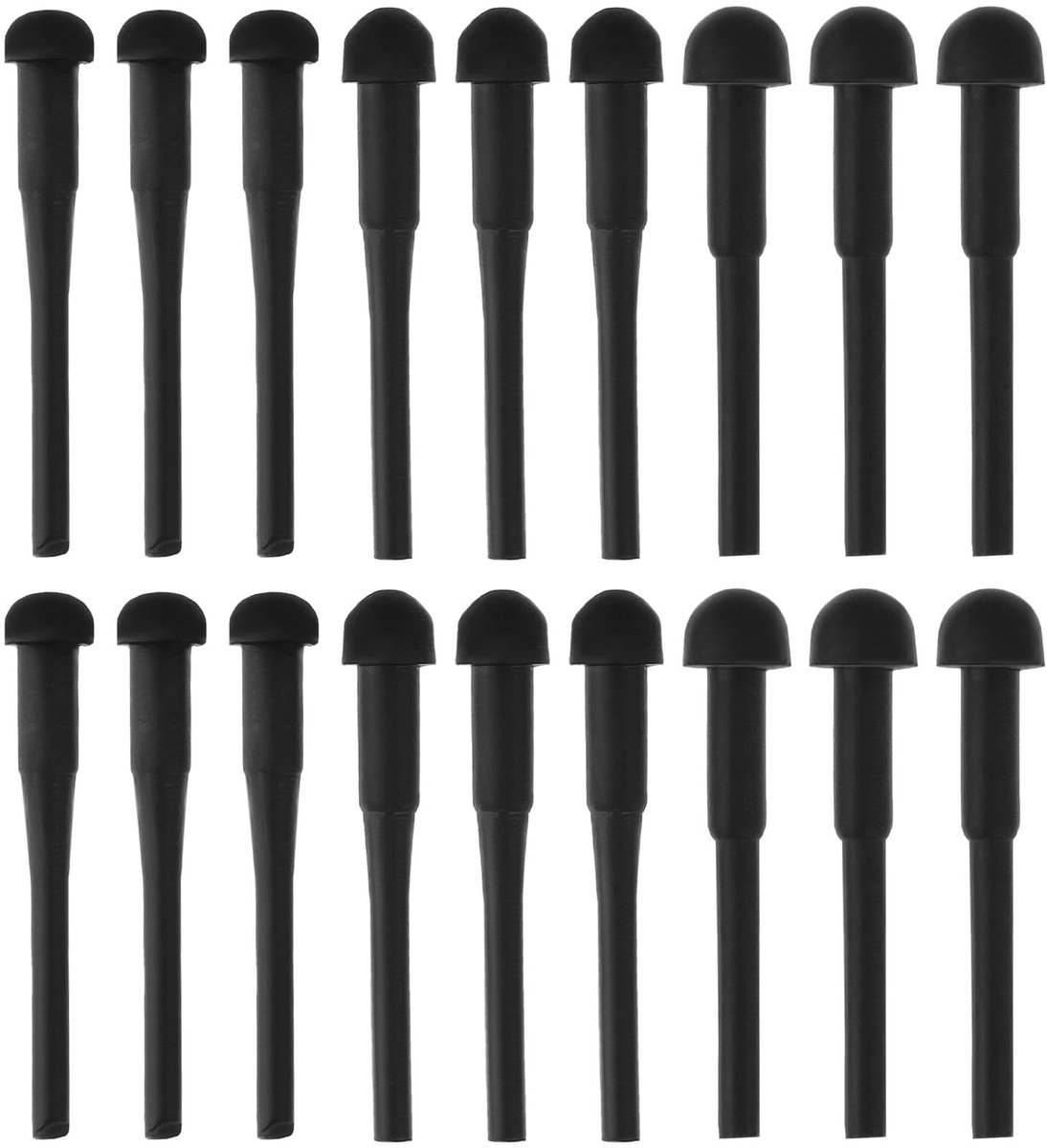Dailygoods - 90 Stuks Rubberen Geluiddempers voor Haarschaar