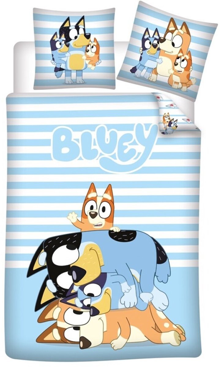 Bluey Dekbedovertrek Jump 140 x 200 cm - katoen