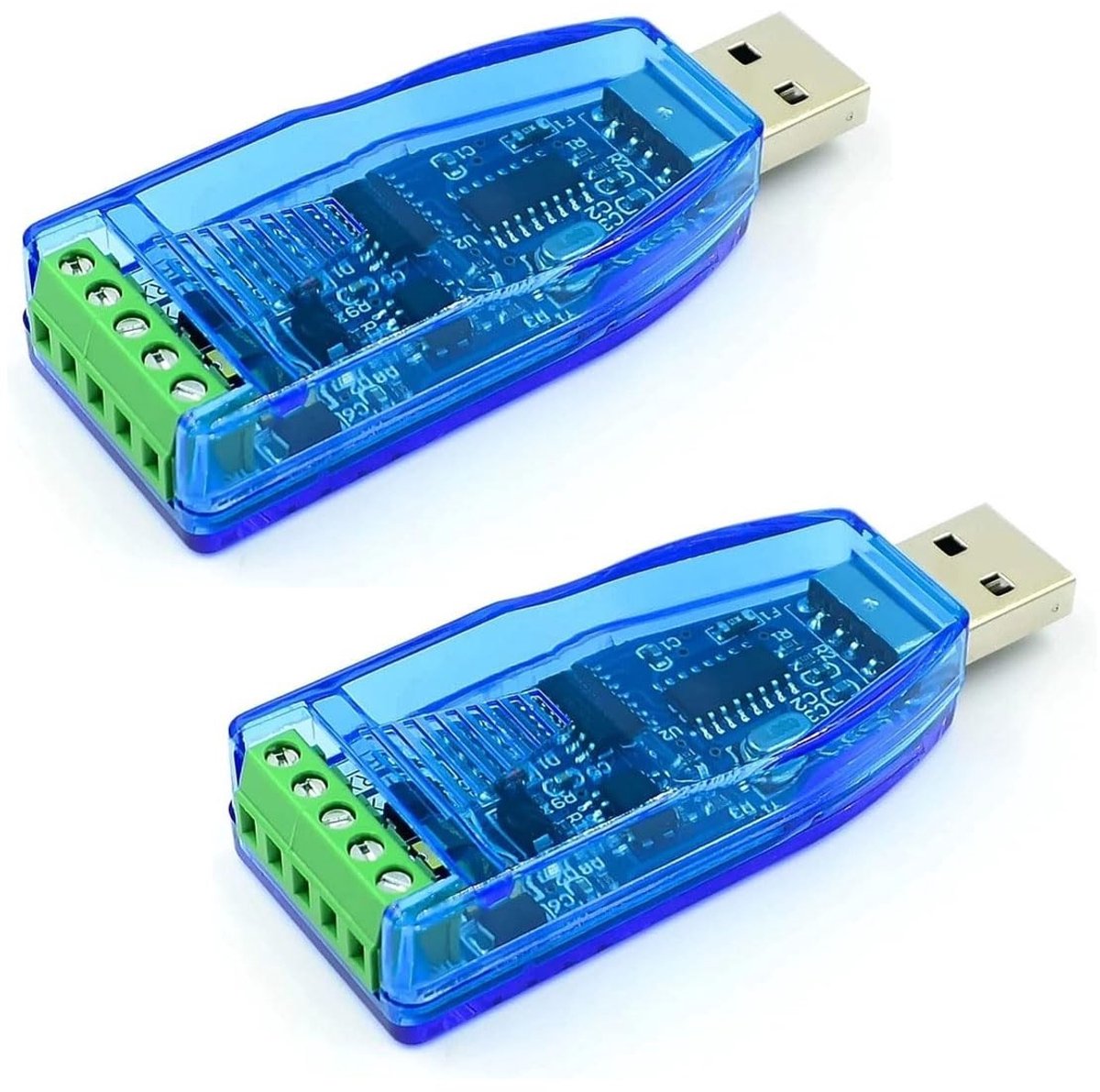 Dailygoods - 2 Stuks USB naar RS485 Converteradapter