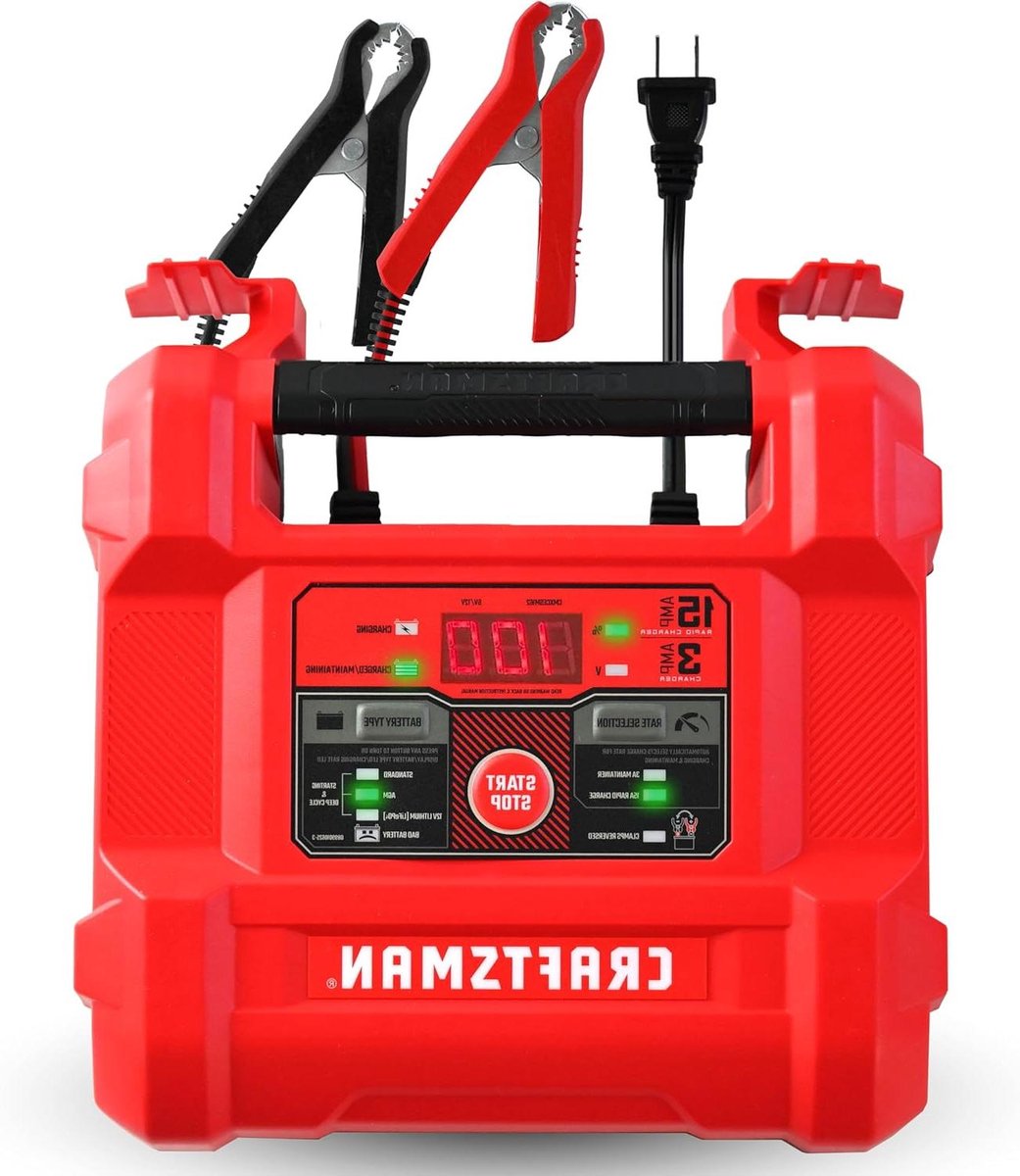 Acculader Onderhouder - Batterijlader Druppellader - Auto Accu Opladen - Microprocessor Geregeld - 6V 12V - Zwart