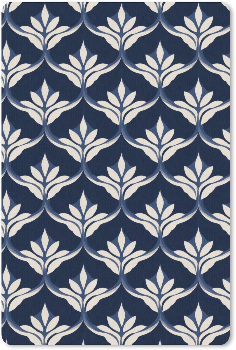 Muismat 13x20 cm - Mousepad Modern - Ontwerp - Blauw - Muismatten