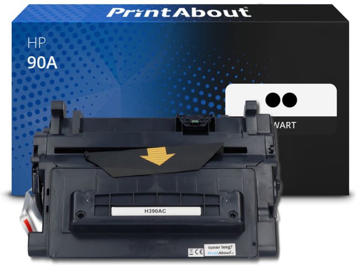 PrintAbout huismerk Toner 90A (CE390A) Zwart Multipack geschikt voor HP