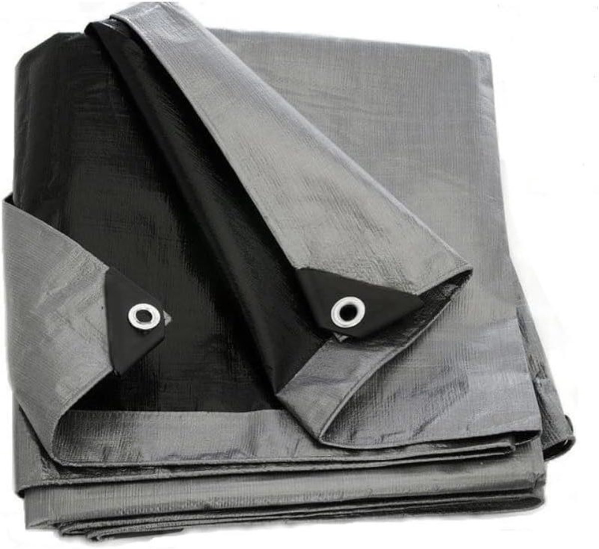 Waterdicht Zeildoek - Beschermzeil Dekzeil - Buiten Beschermen - Scheurvast UV-gestabiliseerd - 3x7m - Grijsbruin