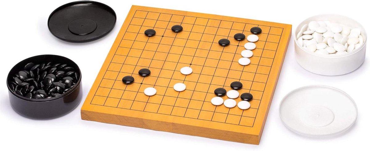 Omkeerbaar Go Bord - Strategisch Spel Baduk Set - Strategie Leren - Dubbelzijdig Speelveld