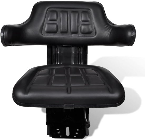 Tractor Zitting - Stoel Grasmaaier - Comfortabel Werken - Met Armleuning - Universeel - Zwart — afbeelding 5