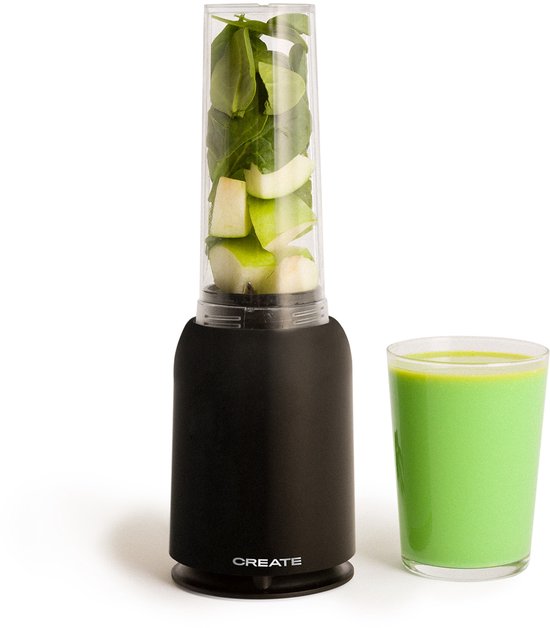 CREATE - Draagbare glazen blender - Zwart - MOI STUDIO van Merkloos — afbeelding 2