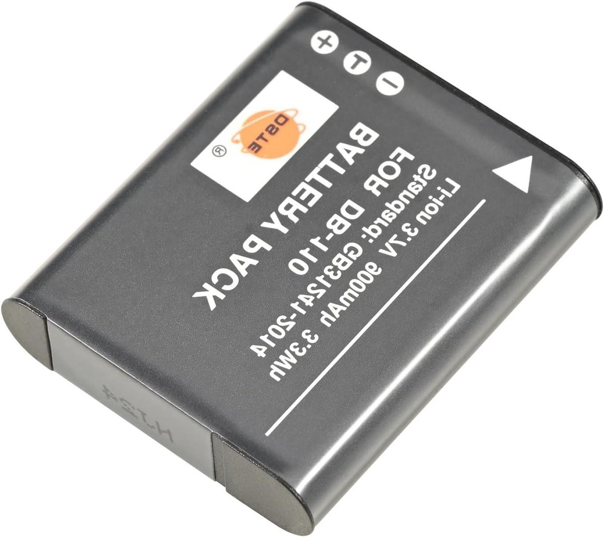 Camera Batterij - Accu Vervangend - Fotograferen - Oplaadbaar - 900mAh - Zwart