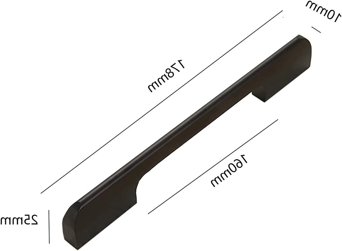 Moderne T-bar Kastgrepen voor Keukenkastjes - 160mm Gaatjesafstand, Duurzaam en Stijlvol Design