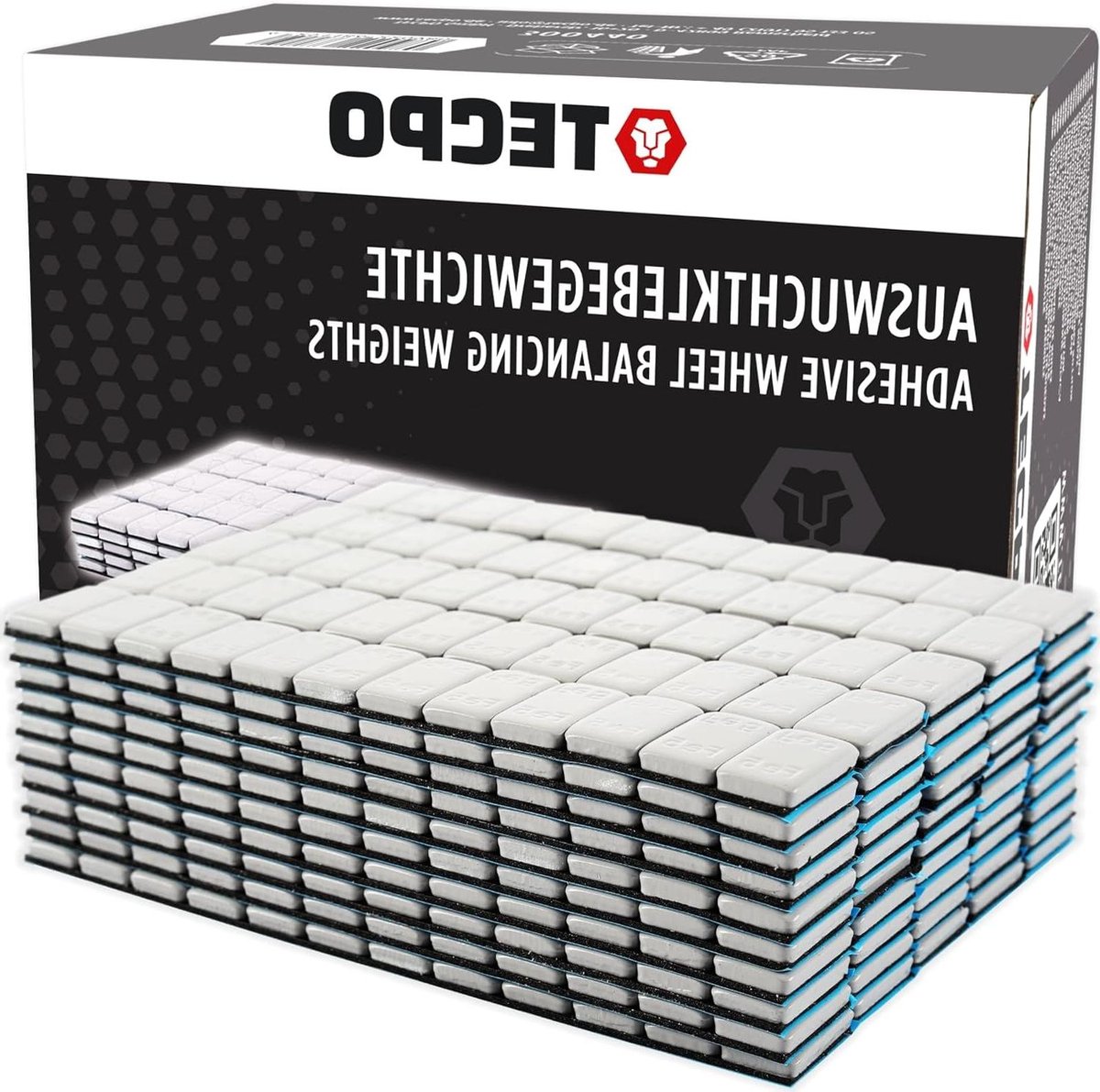 Balansgewichten - Lijm gewichten - Wielbalancering - Zelfklevend - 50 stuks - Zilver