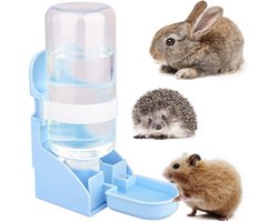Pet Water Bottle 500ml - Automatische Waterdispenser voor Kleine Dieren - Afneembaar en Schoon te Maken - Hamsters - Konijnen - Chinchilla's - Egels