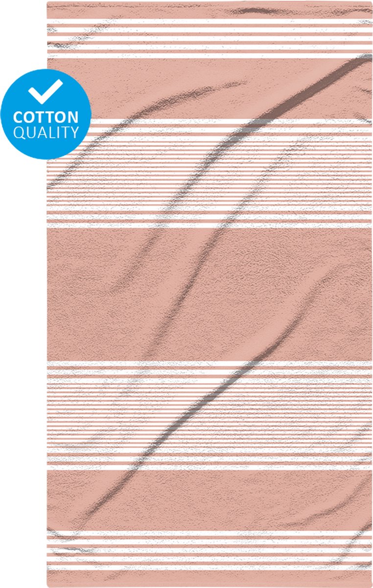 Strandlaken luxe Dusty Pink 100x180 cm