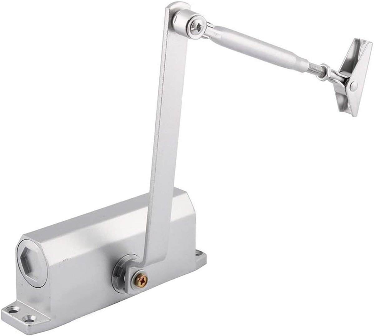 Automatische hydraulische deurdranger met instelbare veer voor thuis, winkel en kantoor, geschikt voor deuren tot 65 kg