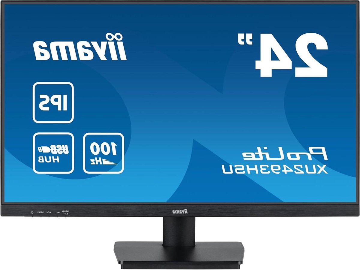 Desktop Monitor - Computer Scherm - Kantoorwerk - IPS Paneel - 23.8 inch - Zwart