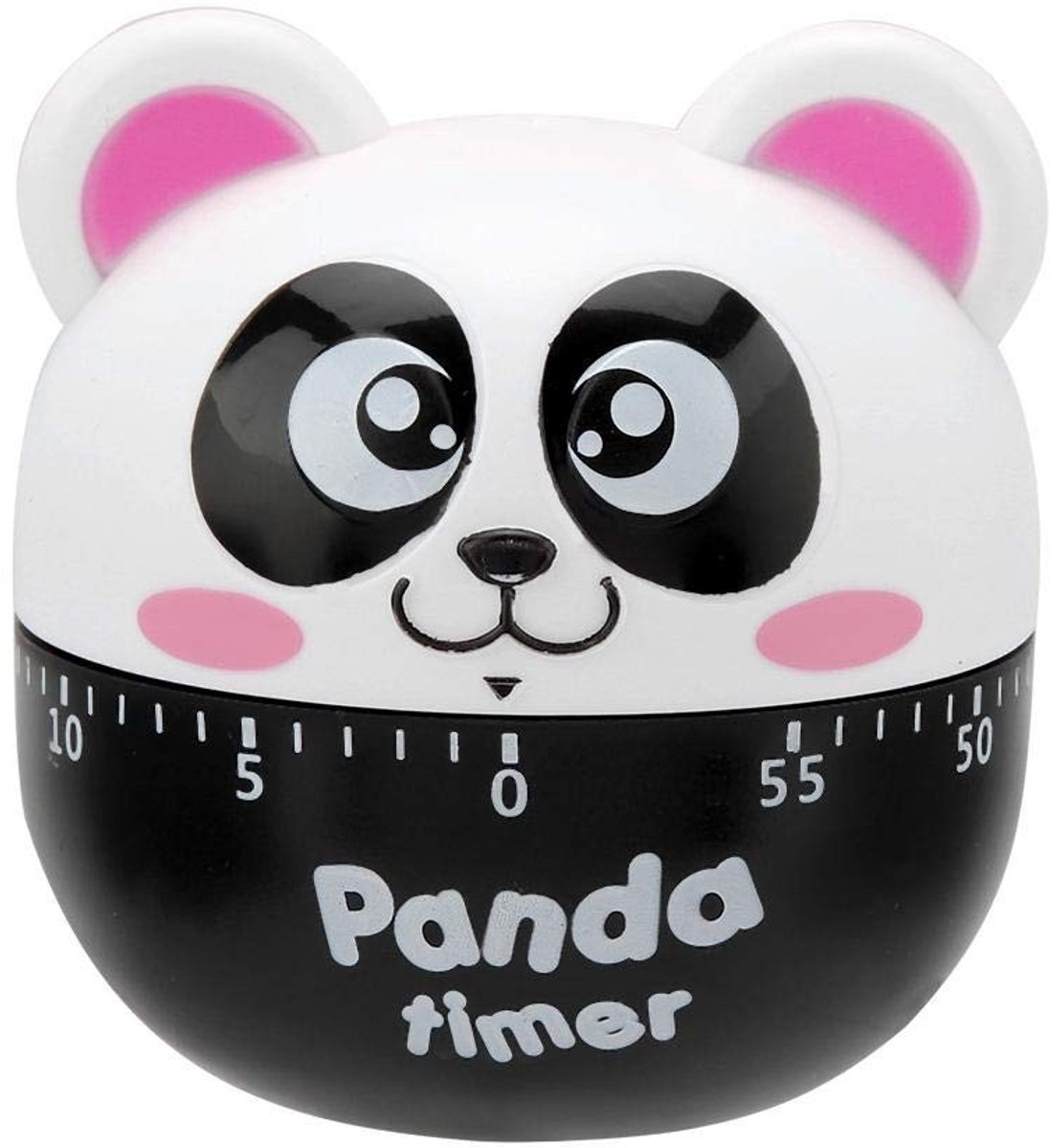Store_8 - Cartoon Panda Shape Keuken Timer - Mechanische Keukenwekker - Roze - Handmatige Cooking Timing Tool - Functioneel en Schattig
