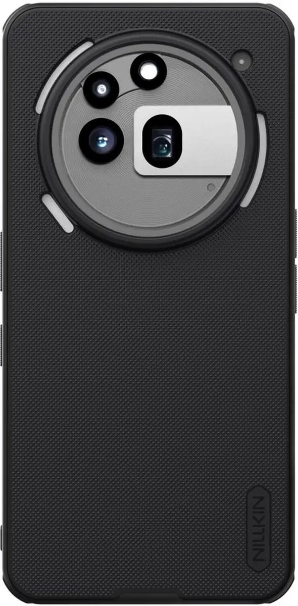 Frosted Shield Hoesje Geschikt voor Nothing Phone (3a) Pro | Compatibel met MagSafe / Qi2 | Back Cover met Magneet by Nillkin in Black – product photo