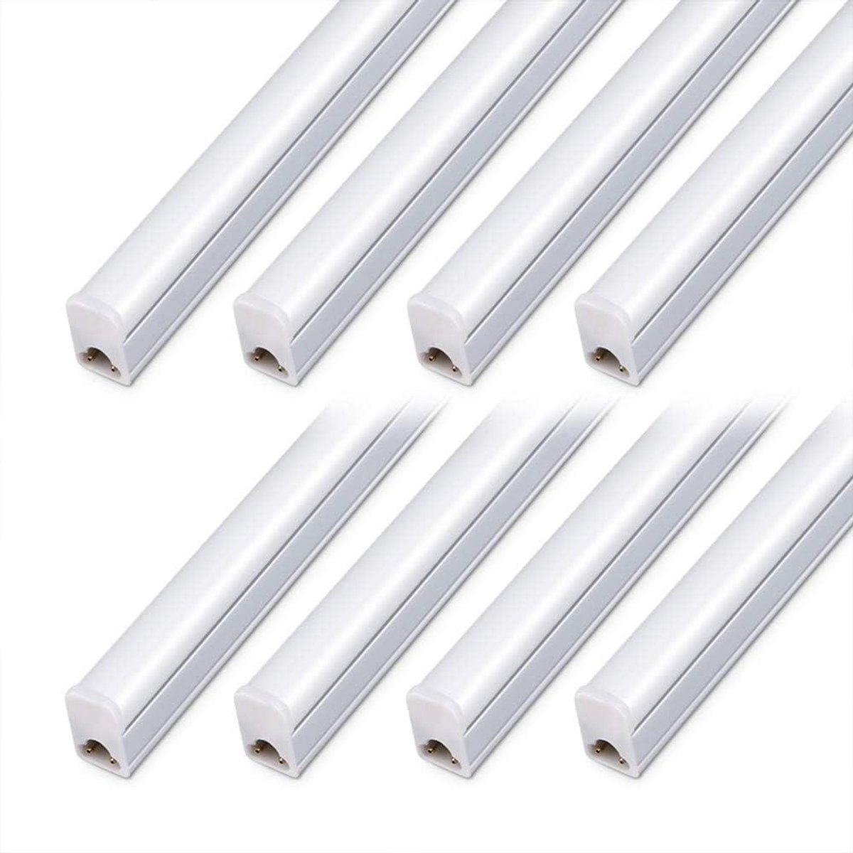 LED Shop Lampen - TL Buis - Werkplaats Verlichting - Super Helder Wit - 2FT 8 Stuks - Wit