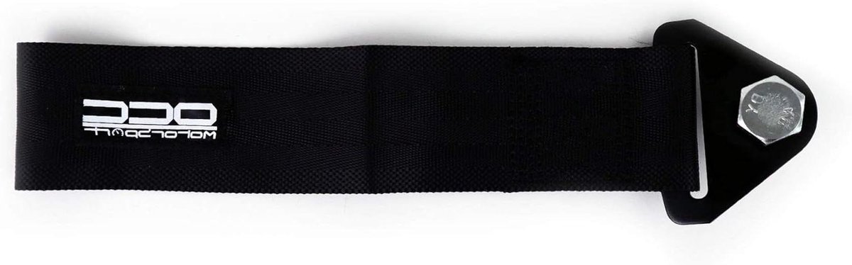 Sleepband Auto - Sleeptouw Race - Slepen Voertuigen - Hoge Trekkracht - 25 cm - Zwart