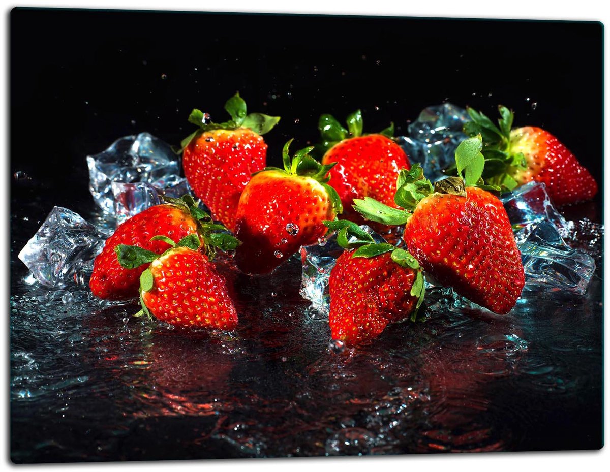 TMK ArtDeko - Snijplank - Inductiekookplaten - 52x40cm - Veelkleurig