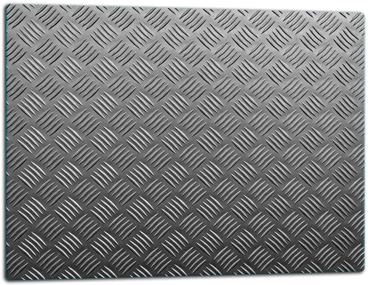 TMK ArtDeko - Snijplank - 52x40 cm - Grijs - Glas - Inductiebescherming
