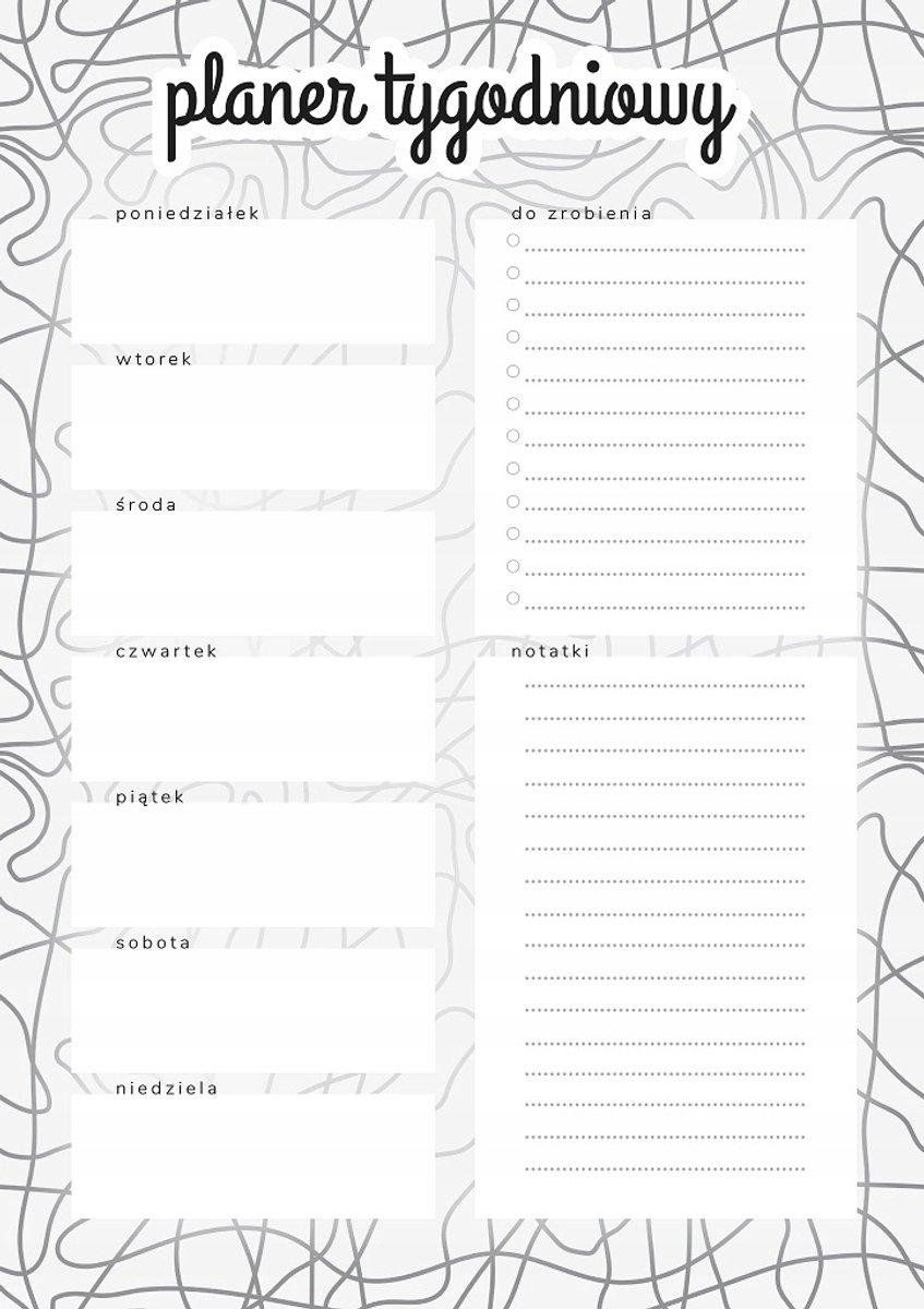 Wallvy - Magnetische Weekplanner - 50x70cm - Hoogwaardig Drukwerk - Drooguitwisbaar