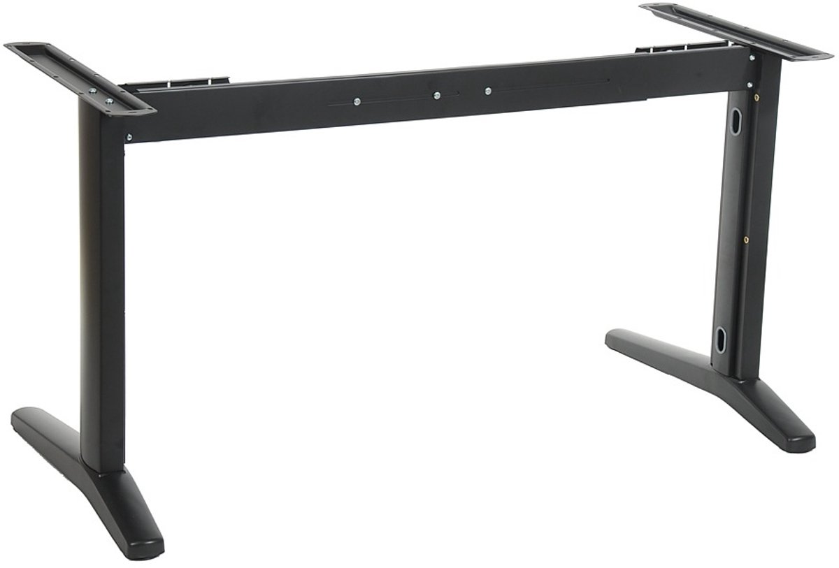 Stema STL-01 - Standaard voor Bureau of Tafel - Zwart - Uittrekbare Balk