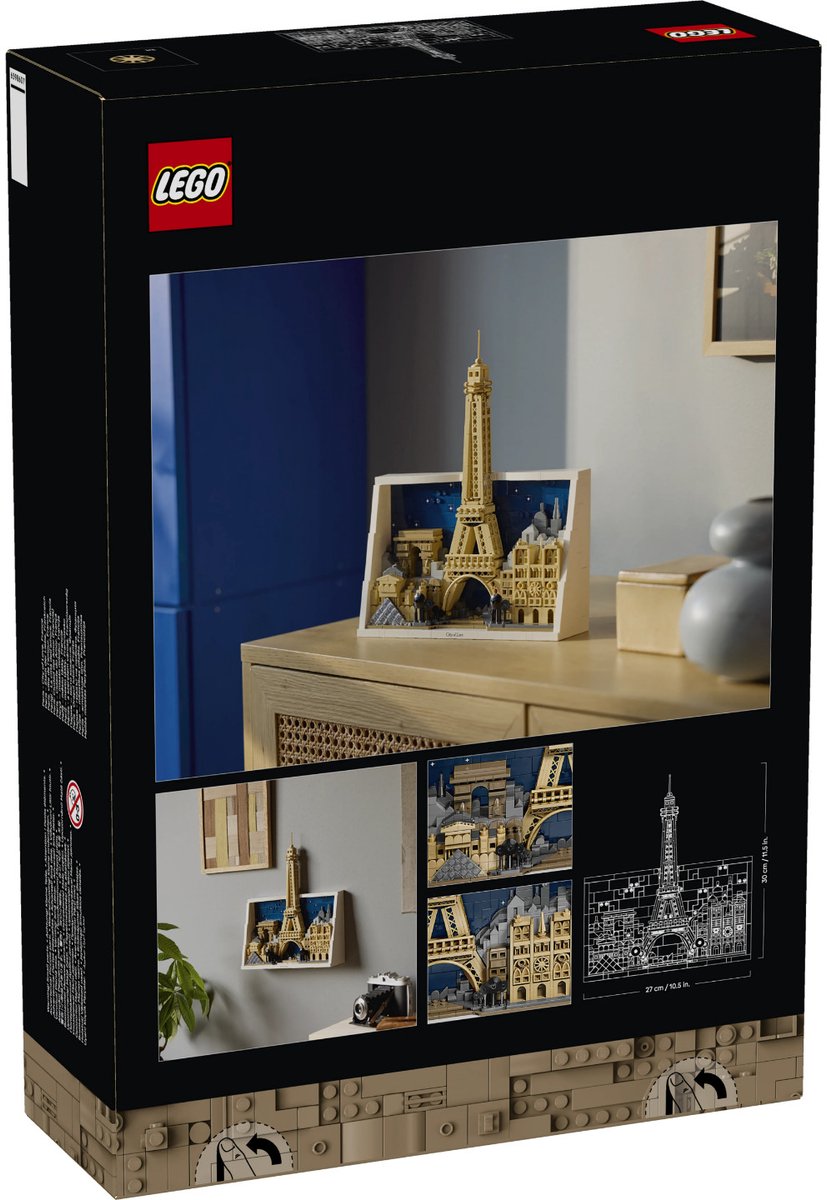 LEGO® Architecture Parijs – Stad van de Liefde - 21064 — afbeelding 16
