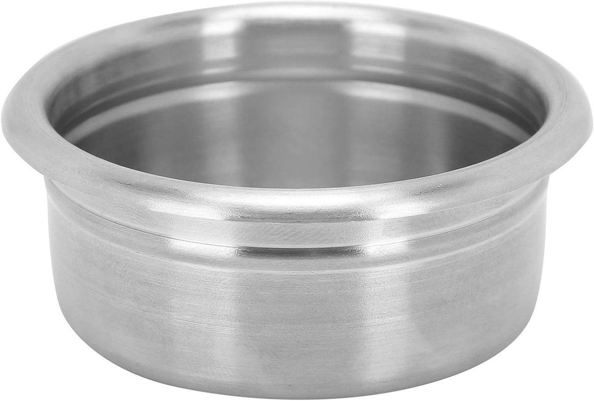 Dubbele 58MM Koffiefilter voor Drukloze Koffiemachines - RVS Filtermandje en Zeef voor Perfecte Koffie en Eenvoudig Gebruik