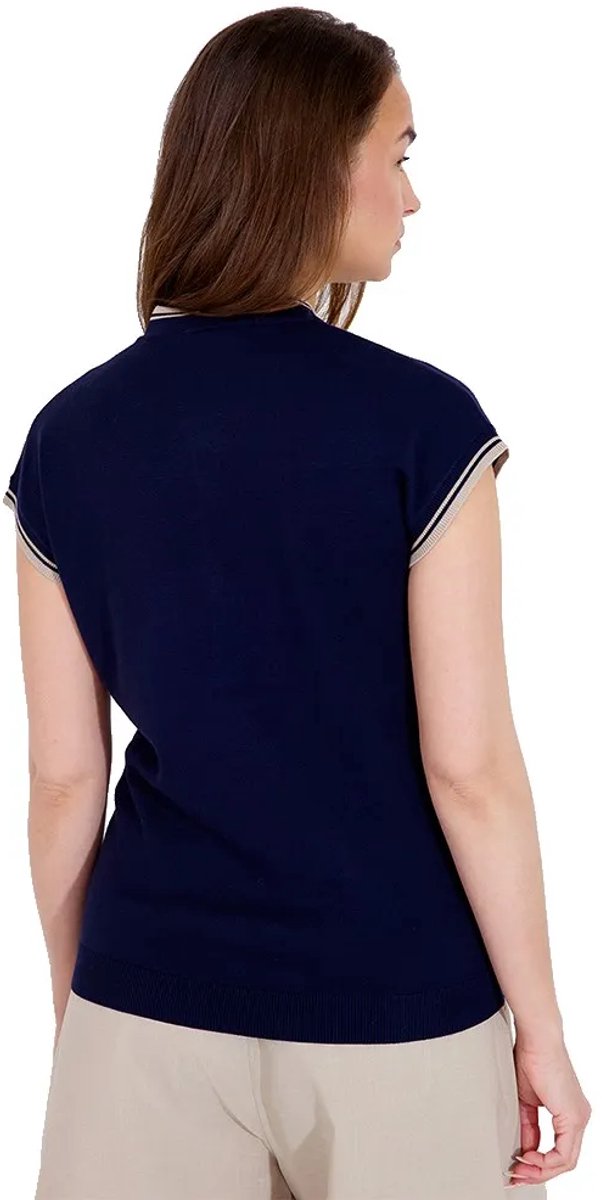 Abacus Golf Niblick Cupsleeve Dames T-shirt Met Korte Mouwen Blauw M Vrouw van Abacus — afbeelding 3