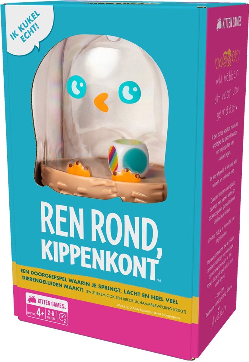 Exploding Kittens - Ren rond, kippenkont! - Nederlandstalig Kaartspel