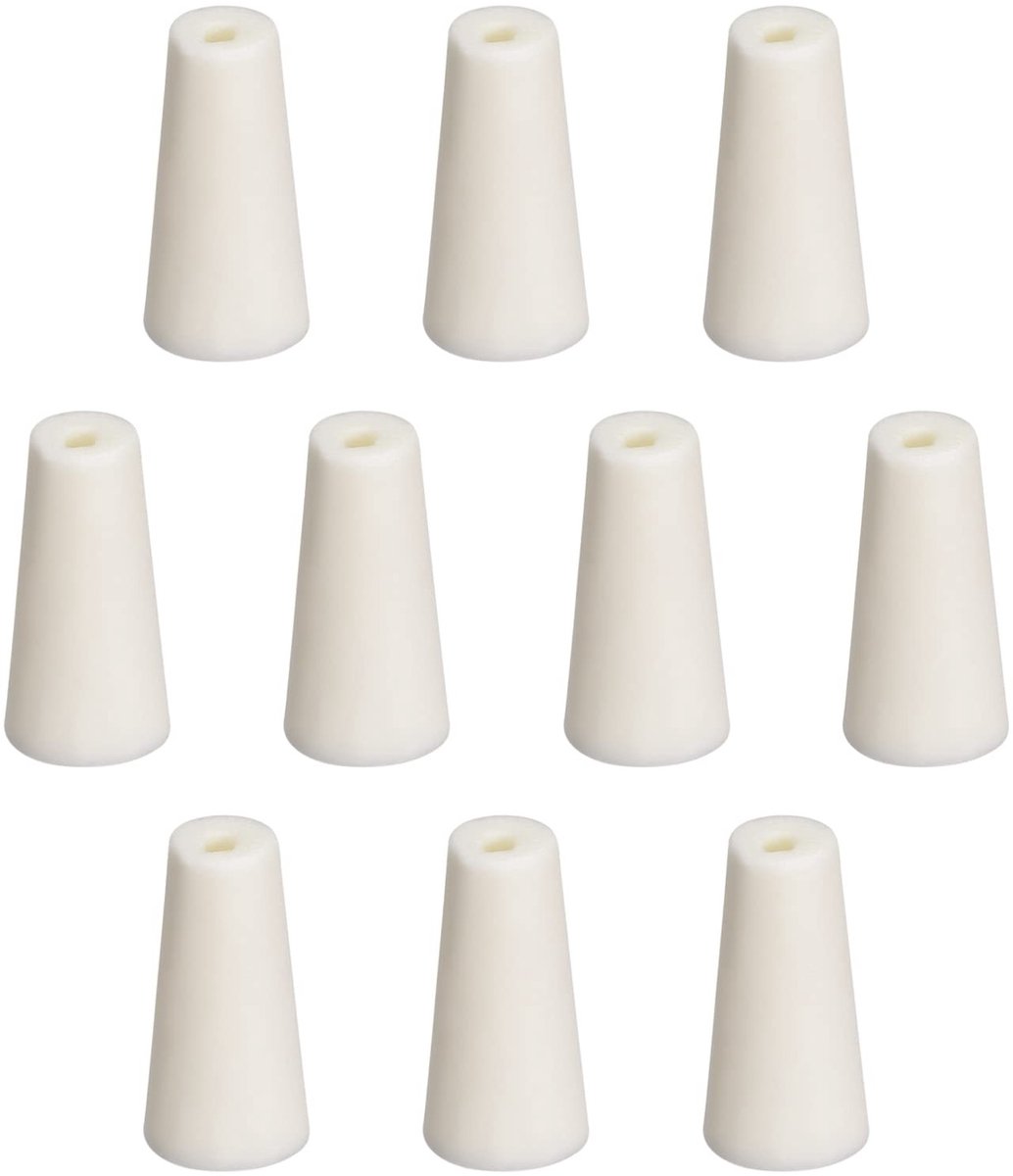 ONF3 - Rubber Stoppers - Siliconen Plugs - Ideaal voor Glazen Pijpen - Beige - 10 Stuks - Perfect voor Pijpmond - 9-14mm