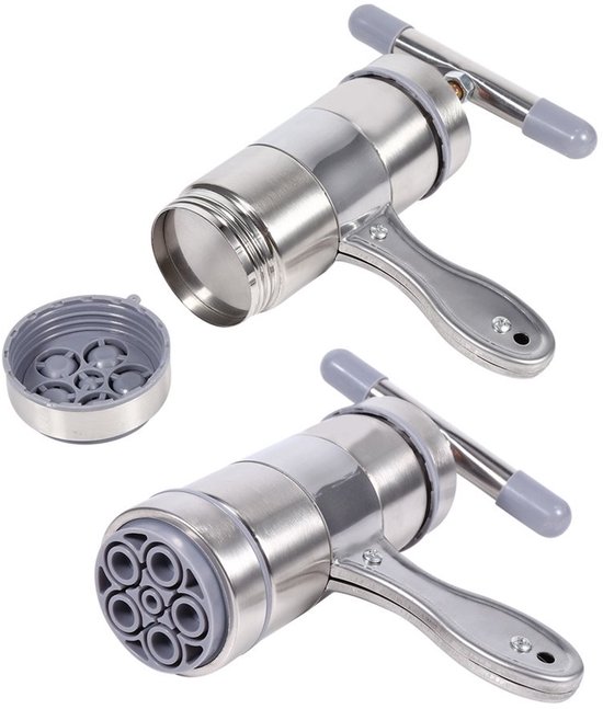 ONF3 - Pastamachine - Noodle Maker - Handmatig - 5 Vormen - Keukenaccessoires - Roestvrij staal - Draagbaar - Keukengereedschap van Onf3 — afbeelding 3