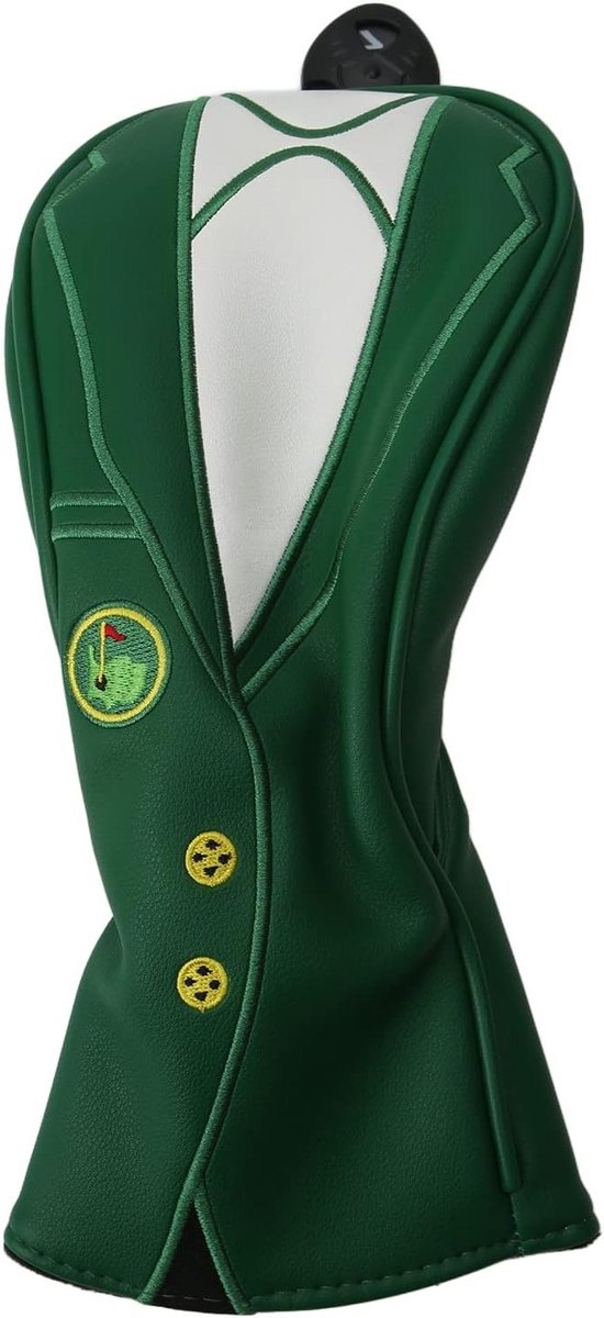 Lederen hoofddeksel voor golfclubs: driver, fairway wood en hybride #1, #3, #5, UT (5#) - Bescherming en stijl voor je golfuitrusting