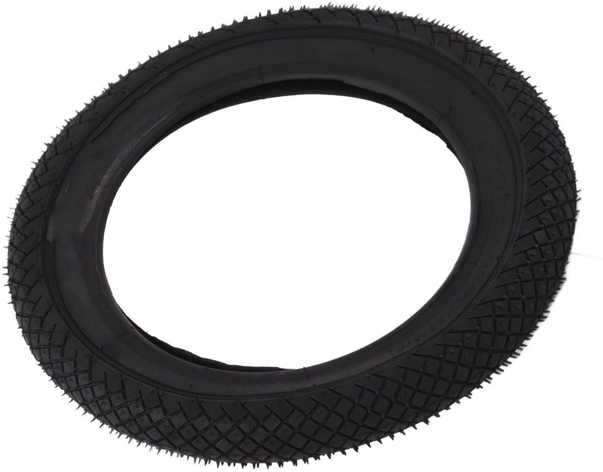 Allecto - Rubberband Kinderfietsband - Fietsaccessoire - 16 inch - Hoogwaardige Tractie - Comfortabel Rijden - Geschikt voor Kinderfietsen - Geruit..