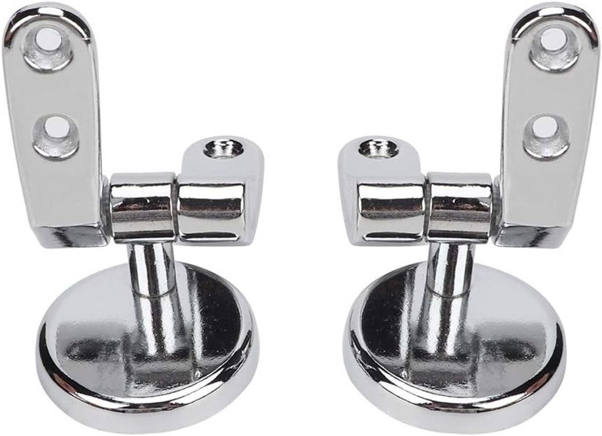 Klaptoilet Reparatieset met Toiletdekselbevestigingen en Gepolijste Toiletscharnieren voor Eenvoudige Installatie en Onderhoud