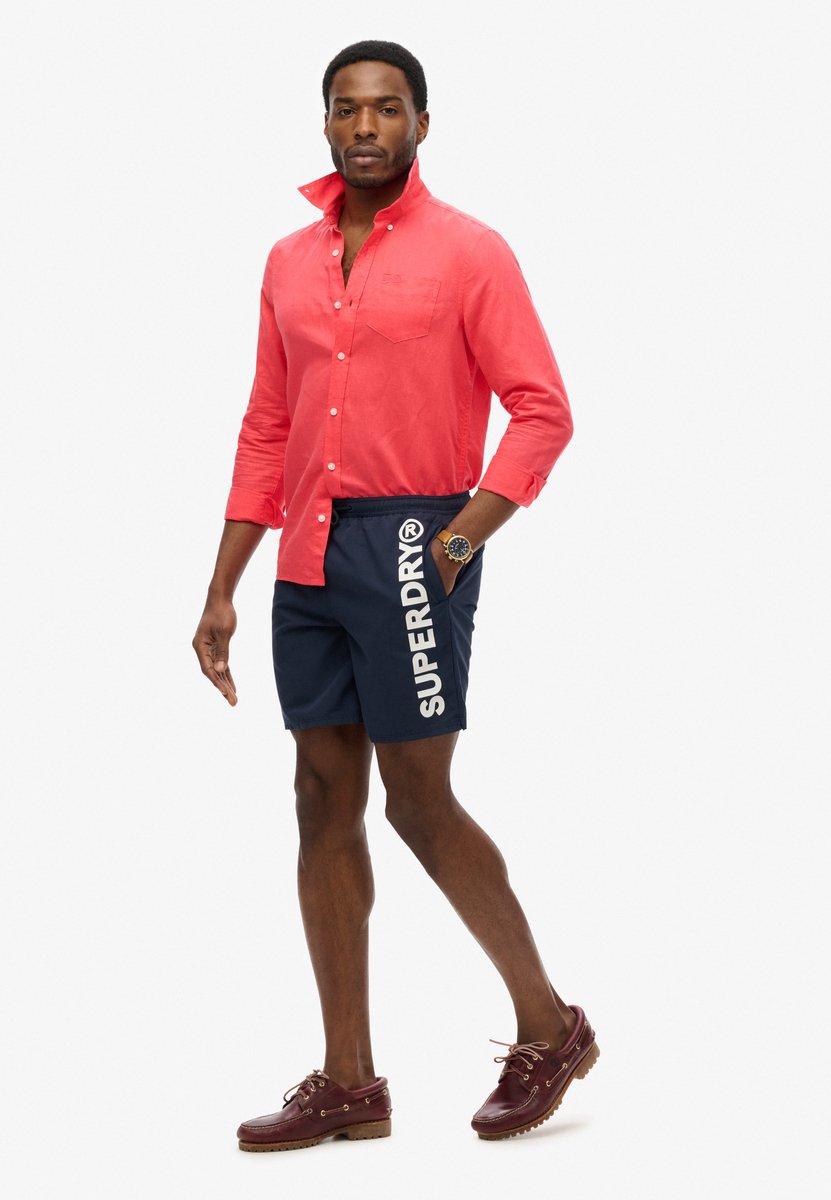 Superdry SPORT GRAPHIC 17 SWIM SHORT Heren Zwembroek - Nautical Navy — afbeelding 11