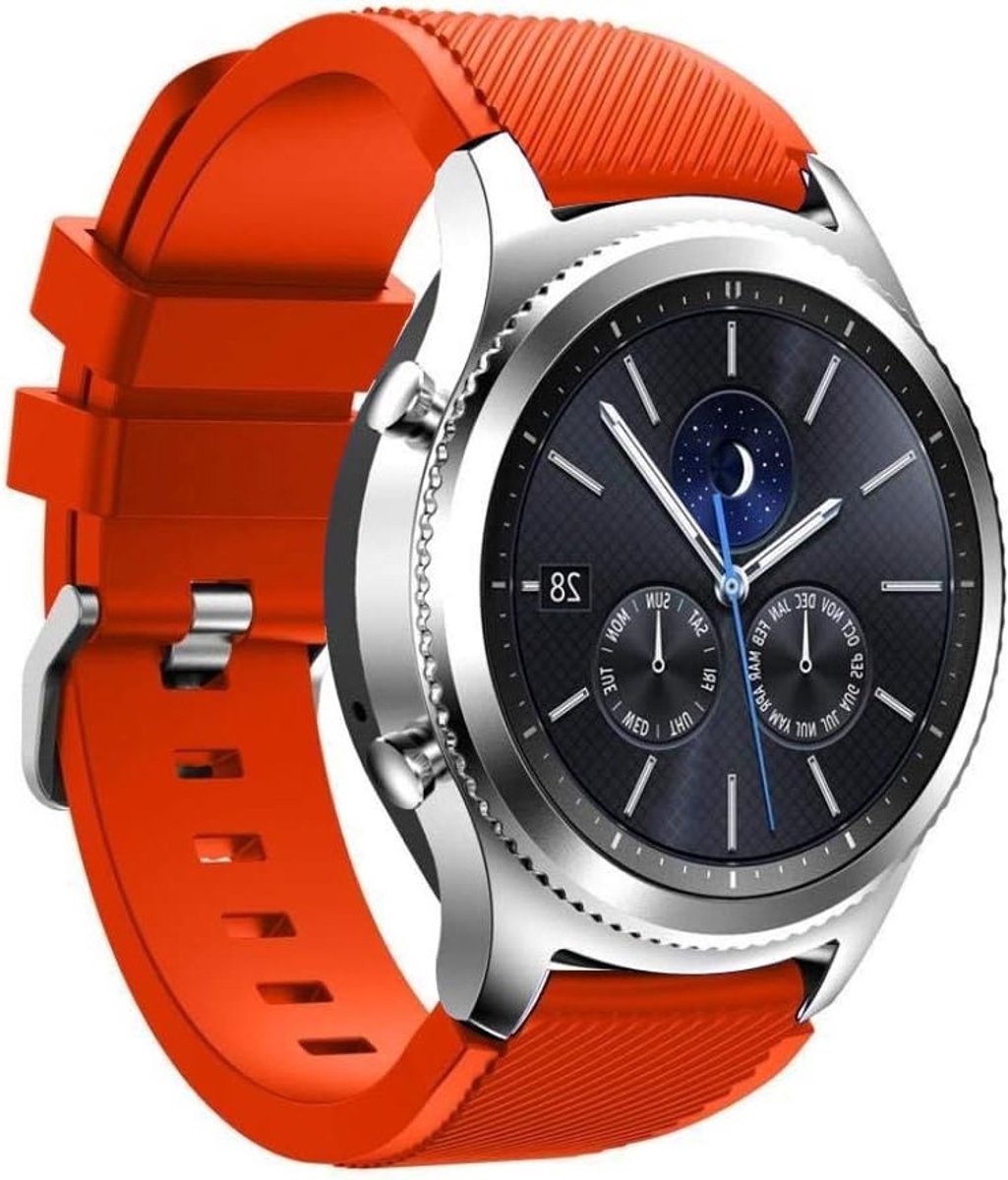 22mm Horlogebanden voor Galaxy Watch 3, Gear S3 en Huawei Watch - Siliconen Armbanden, Comfortabel en Duurzaam