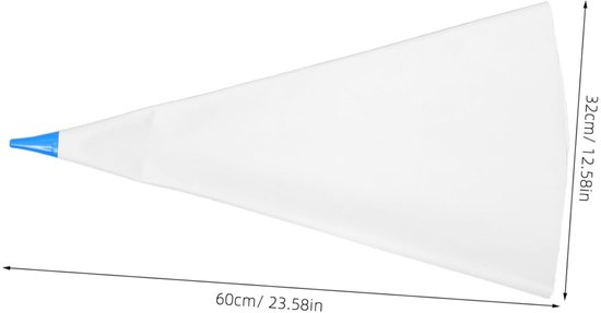 Tegelvoegzakken - Mortelzakken Voegmiddelzakken - Metselwerk Afwerken - Robuuste PVC Constructie - 60 x 32 cm - Wit — afbeelding 3