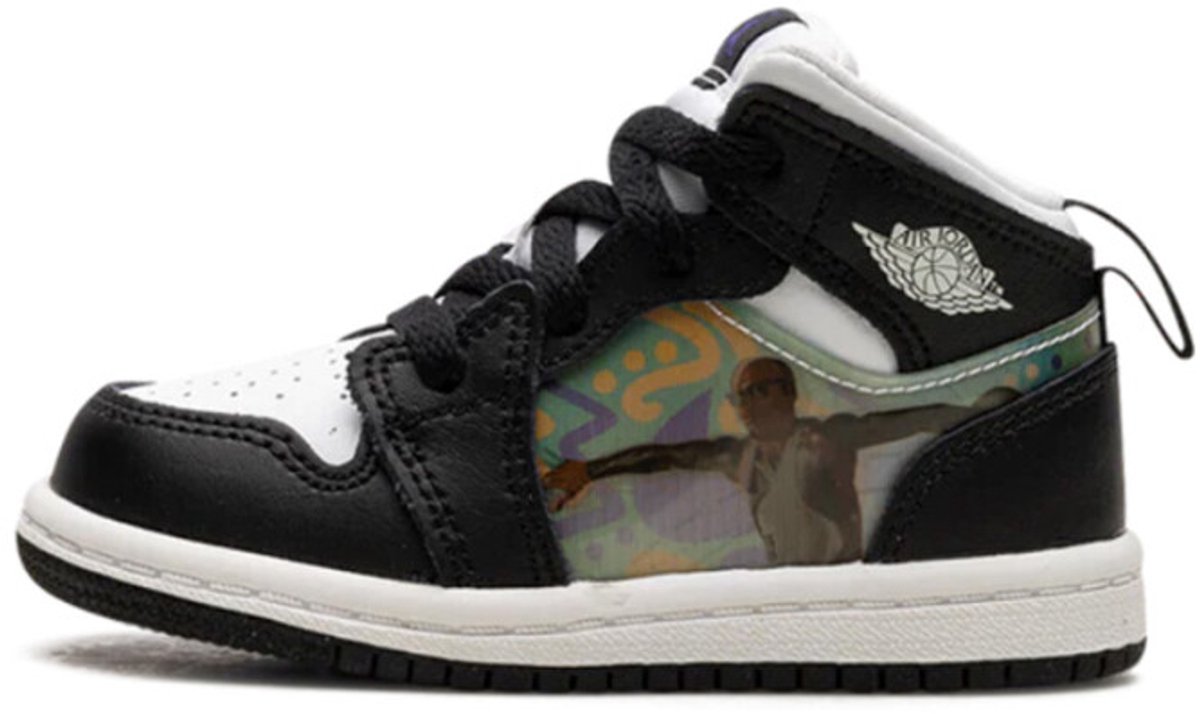 Jordan 1 Mid Zwart