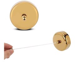 Dailygoods- Waslijn Uittrekbaar - Wanddroogrek - Kledinglijn - Roestvrij Staal - Intrekbaar - Voor Binnen/Buiten