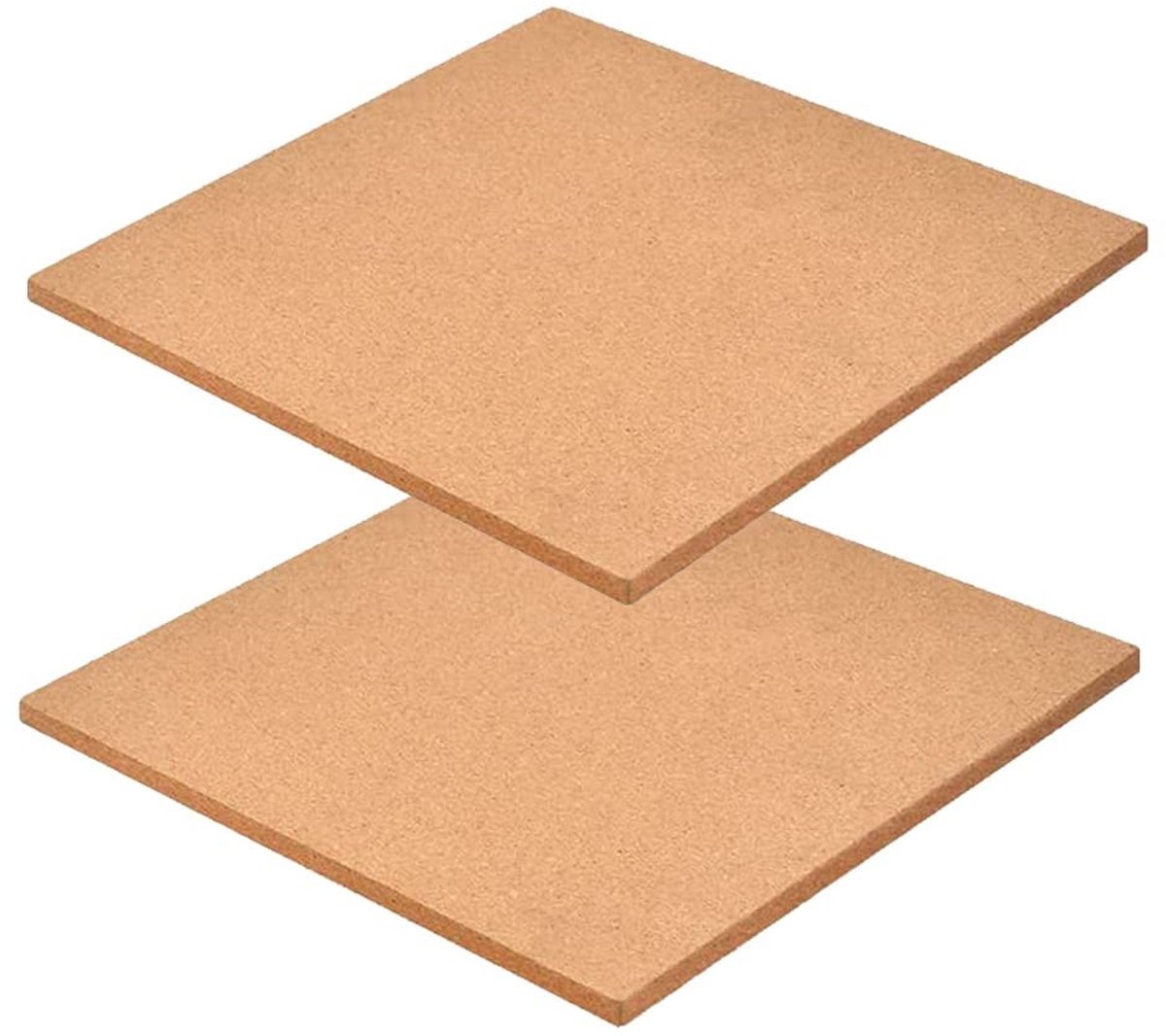 NTH products- Kurkplaten Zelfklevend - Prikbord - Woondecoratie - 30 x 30 x 0,6 cm - 2 Stuks - Geluidsdicht en Vochtbestendig