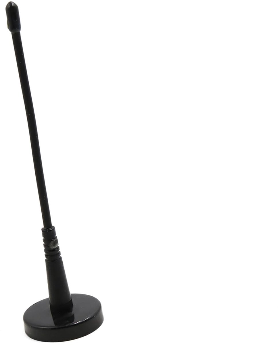 Dailygoods- Magneetvoet met magnetische basis - Decoratieve Autoantenne - Zwart - Eenvoudig te installeren - Duurzaam - Afmetingen 15,5 x 3,9 cm